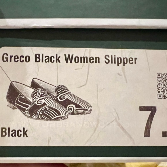 Stubbs & Wootton Greco Black Women Slipper - Picture 4 of 6
